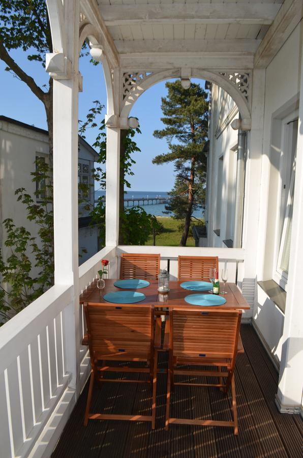 Villa Strandblick - Wohnung Miramare Binz Eksteriør billede